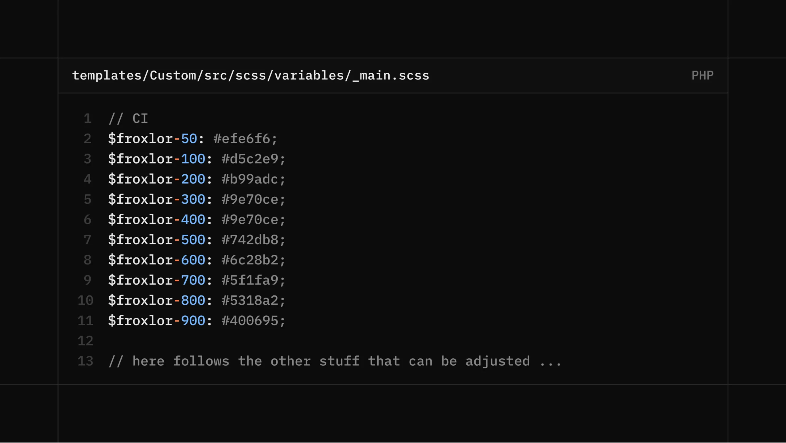 Create custom themes for froxlor v2.x